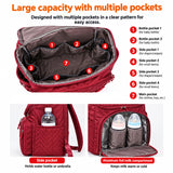 Large Capacity Embroidered Mother and Baby Bag