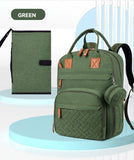 Smart Diaper Bag Backpack with Changing Mat
