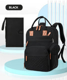 Smart Diaper Bag Backpack with Changing Mat
