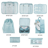 Travel Packing Cubes – 8-Piece Set | Travel Organizer for Parents