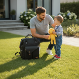 Large Diaper Bag Backpack with USB Port – Waterproof Mummy Bag
