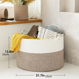 Cotton Rope Storage Basket – Baby Toys & Nursery Organizer