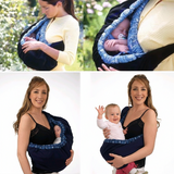 Newborn Baby Carrier Bag and Nursing Pouch, Cotton