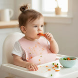Silicone Bib for Babies - Waterproof and Easy Clean