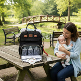 Smart Diaper Bag Backpack with Changing Mat