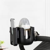 Universal 3-in-1 Stroller Cup Holder & Phone Mount