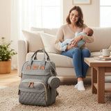 Smart Diaper Bag Backpack with Changing Mat