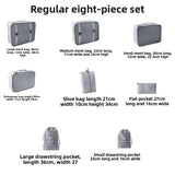 Travel Packing Cubes – 8-Piece Set | Travel Organizer for Parents