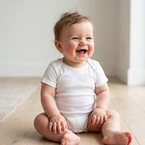 Baby Bodysuit – Soft 100% Cotton Short Sleeve Onesie for Newborns (3–12 Months)