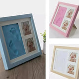 Baby Hand & Footprint Kit with Wooden Frame | Cherished Moments Keepsake Gift