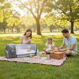 Smart Diaper Bag with Built-in Baby Bed & USB Charger