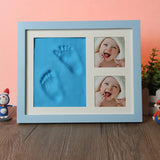 Baby Hand & Footprint Kit with Wooden Frame | Cherished Moments Keepsake Gift