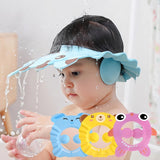 Kids' Shower Cap with Ear Protection - Goldfish Design