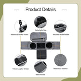 Baby Stroller Organizer Bag – Universal Fit, Waterproof & Stylish
