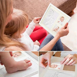Baby Hand & Footprint Kit with Wooden Frame | Cherished Moments Keepsake Gift