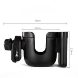Universal 3-in-1 Stroller Cup Holder & Phone Mount