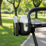 Universal 3-in-1 Stroller Cup Holder & Phone Mount