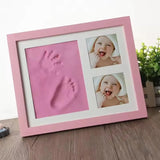 Baby Hand & Footprint Kit with Wooden Frame | Cherished Moments Keepsake Gift