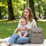 Large Capacity Embroidered Mother and Baby Bag
