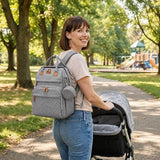 Waterproof Diaper Bag Backpack with Changing Station