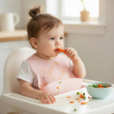 Silicone Bib for Babies - Waterproof and Easy Clean